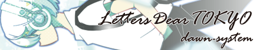 Letters Dear TOKYO バナー